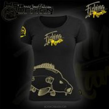 T-Shirt Woman Carpfishing Mania Größe L